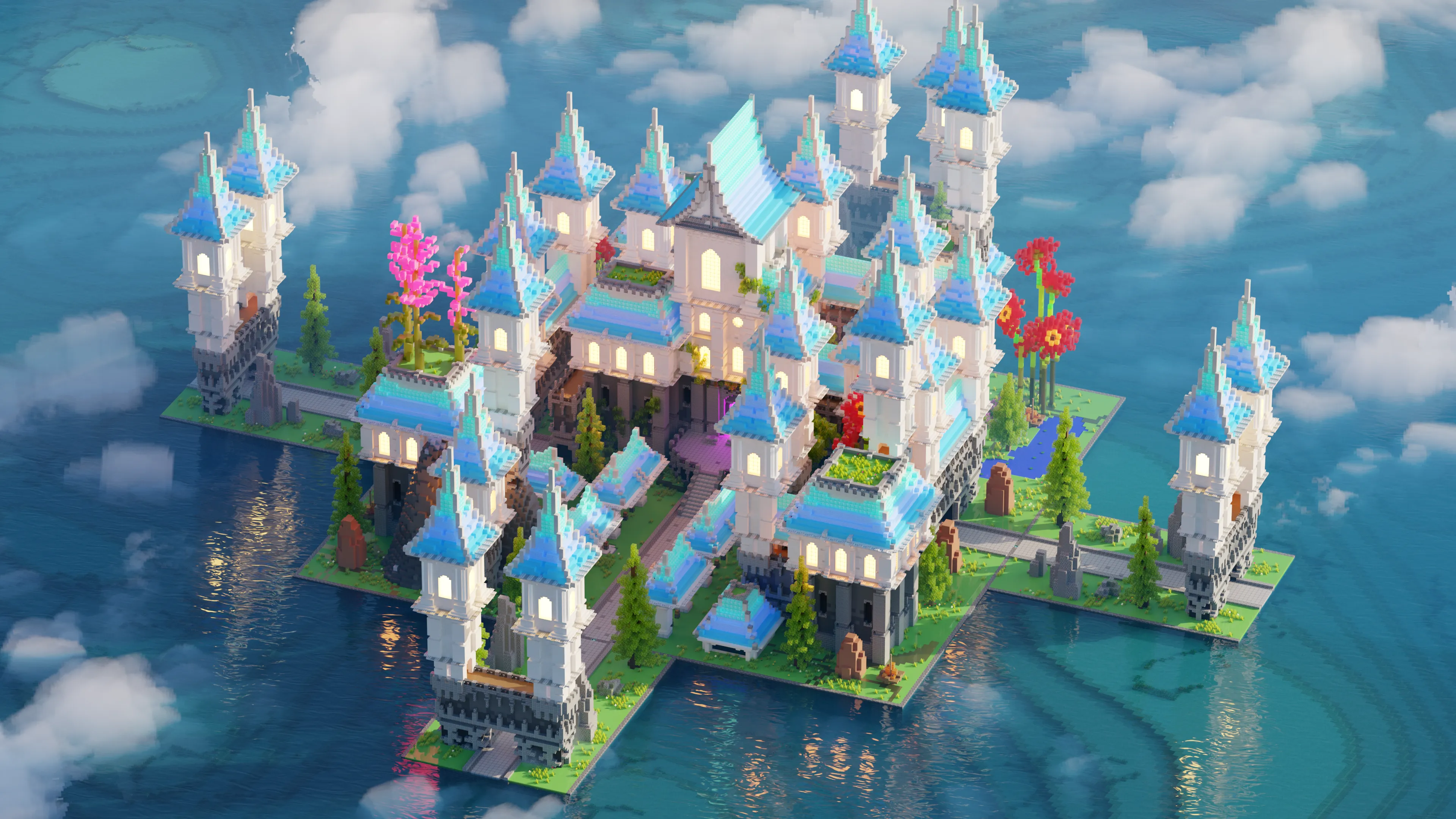 Lobby - Hub Village ❤️ (¡Download now!) Minecraft Map